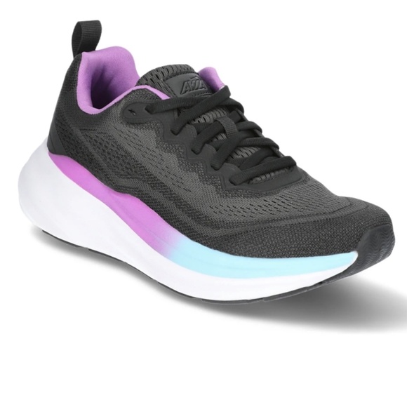 Avia Women's Comfort Performance Sneaker Black/Purple - Size 6 - Picture 1 of 8